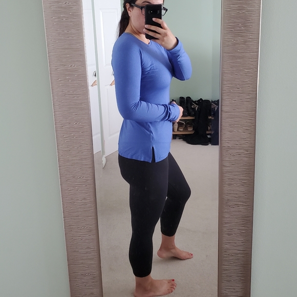 RYU blue longsleeve running top size medium - Picture 3 of 8